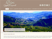 Tablet Screenshot of caseificiomarovelli.com